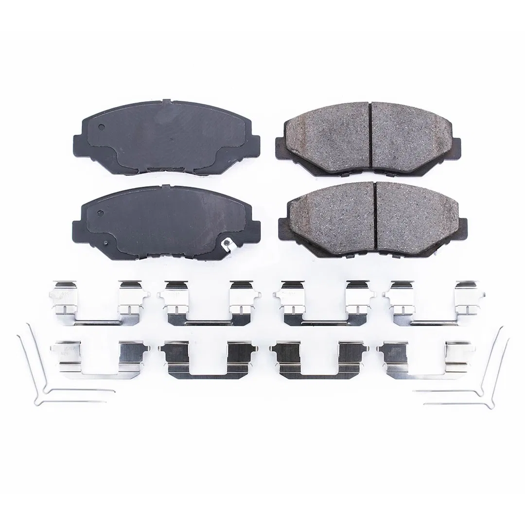 17-914 – POWERSTOP Brake Pad, FMSI Number D914 Ceramic Brake Pads Set Of 4 With Premium Stainless Steel Hardware